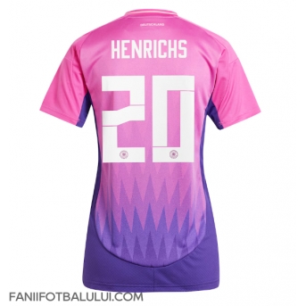 Germania Benjamin Henrichs #20 Echipament de Fotbal Replică European 2024 Femei Deplasare